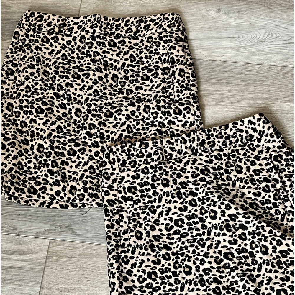 TWO Loft sexy leaper print skirts!!! Size 2!!